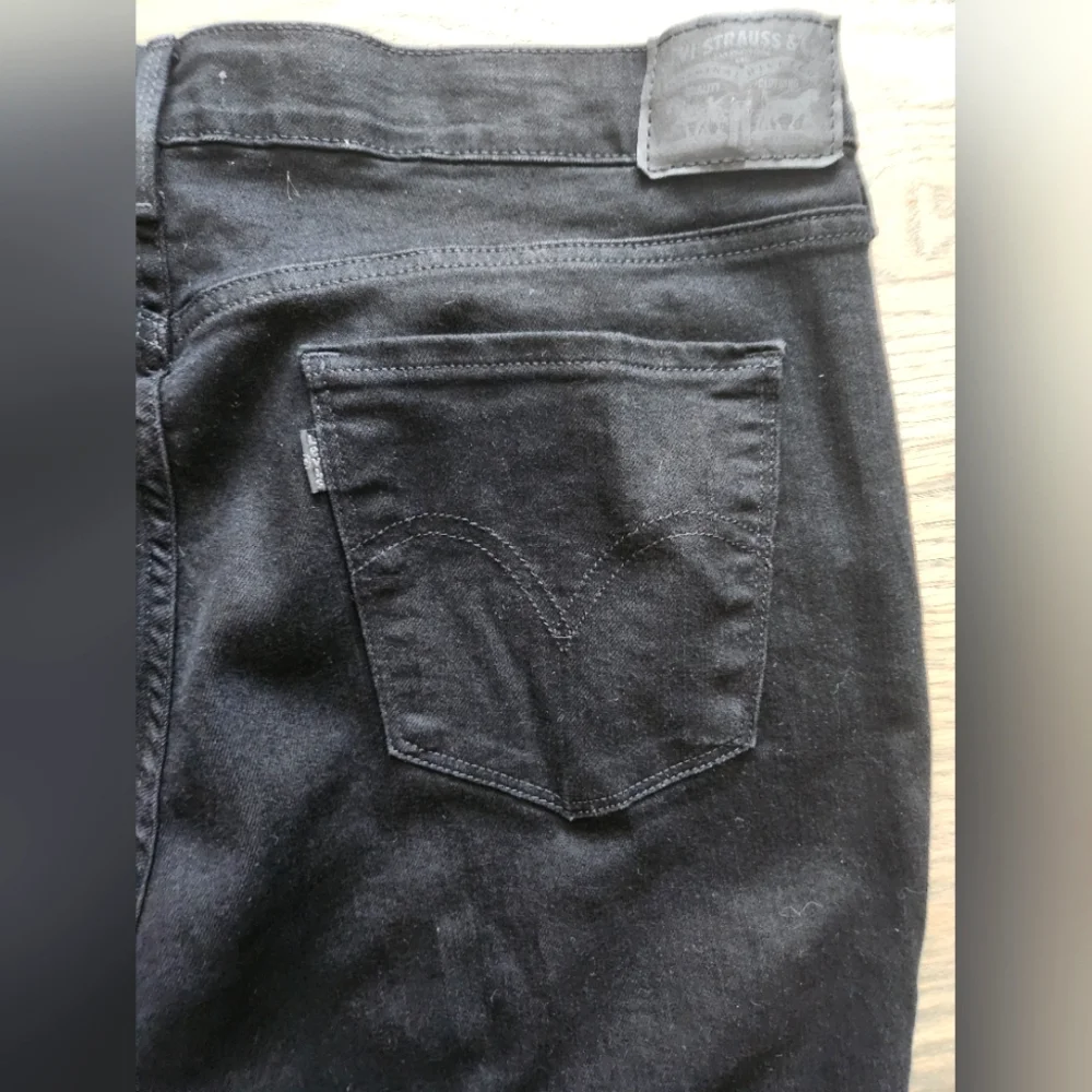 Flash Sale! Levi's 505 Straight Black Jeans W33 L30 - Picture 2 of 4